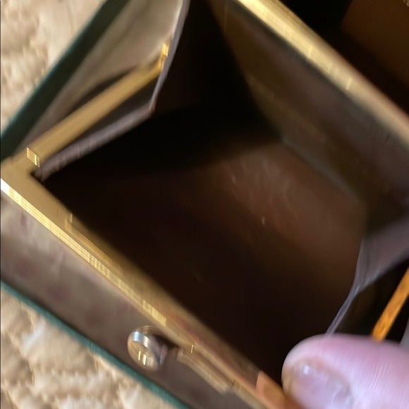 Gucci vintage brown Leather Women's coin kiss lock - Picture 4 of 7